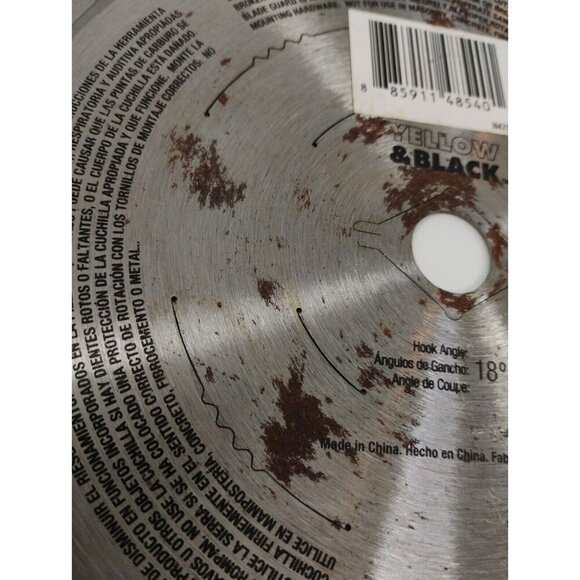 DeWalt DWA31724D 7-1/4" 24T 2X SP Demolition Saw Blade Circular Framing 7000RPM - Picture 6 of 10